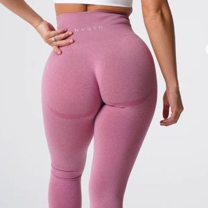 NVGTN pink contour leggings